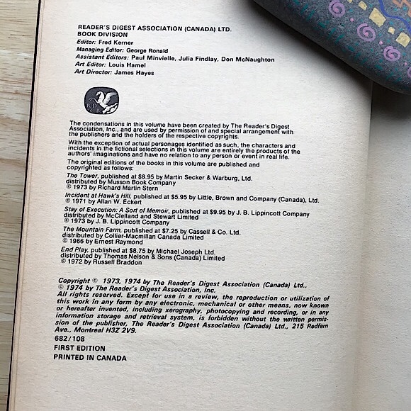 1st Edition Vintage 1974 Readers Digest Condensed Book - Picture 4 of 13